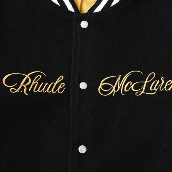 Rhude Embroidered Printed Baseball Jackets - Picture 5 of 11